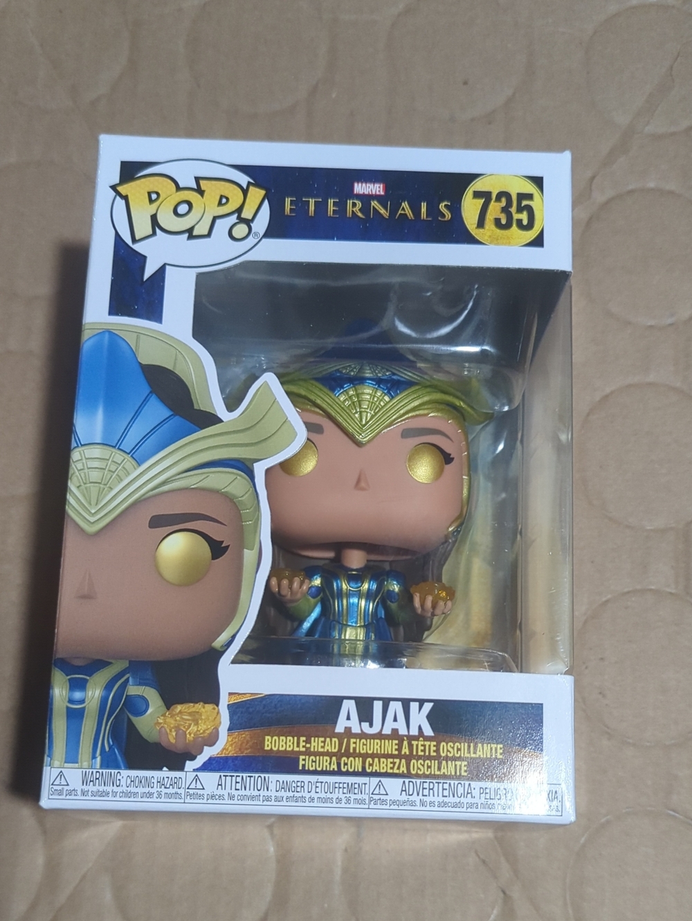 Funko Pop! Marvel Eternals Ajak vinyl figure, numbered #735